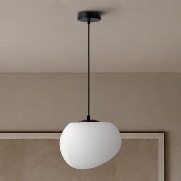 BRILAGI - Pakaramais lustrs uz vada PEBBLES 1xE27/40W/230V Ø 25 cm melns