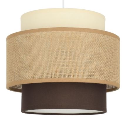 Brilagi - Pakaramais lustrs uz vada RESNA 2xE27/60W/230V Ø 30 cm bēšs/melns