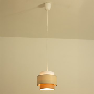 Brilagi - Pakarināmā lampa ar vadu RESNA 1xE27/60W/230V pr. 20 cm krēmkrāsaina/bēša