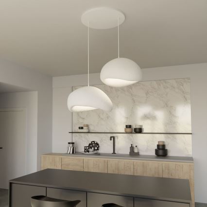 Brilagi - Pakarināmā lampa ar vadu WABI SABI 2xE27/40W/230V Ø 60 cm, balta