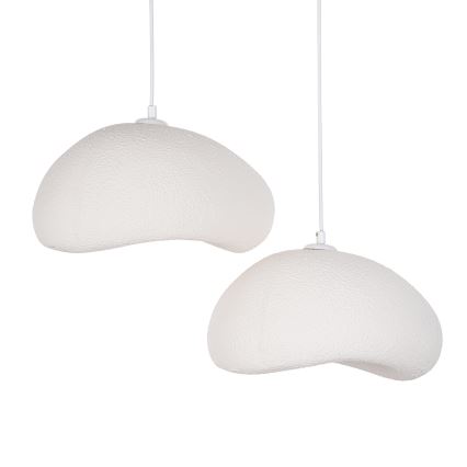 Brilagi - Pakarināmā lampa ar vadu WABI SABI 2xE27/40W/230V Ø 60 cm, balta