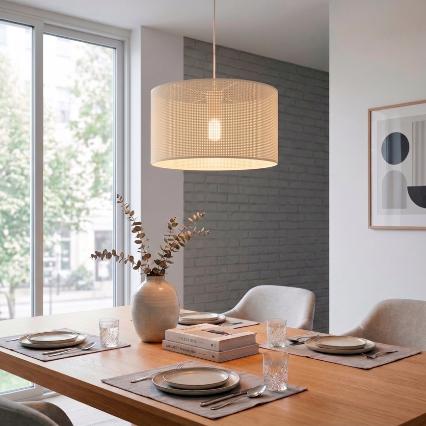 BRILAGI - Pakarināma lustra SIRIJA MODERN 1xE27/60W/230V Ø 35 cm krēmkrāsā