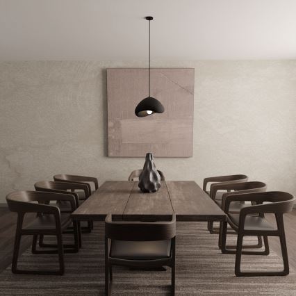 Brilagi - Pakarināma lustra WABI SABI uz vada 1xE27/40W/230V, melna