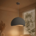 BRILAGI - Pakarināmais gaismeklis ar vadu WABI SABI 1xE27/60W/230V diam. 40 cm pelēks