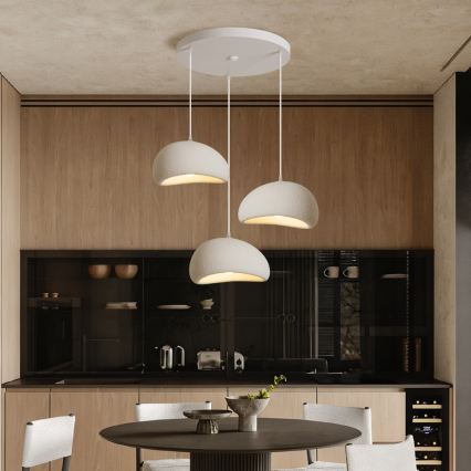 BRILAGI - Pakarināmais gaismeklis uz vada WABI SABI 3xE27/60W/230V balta