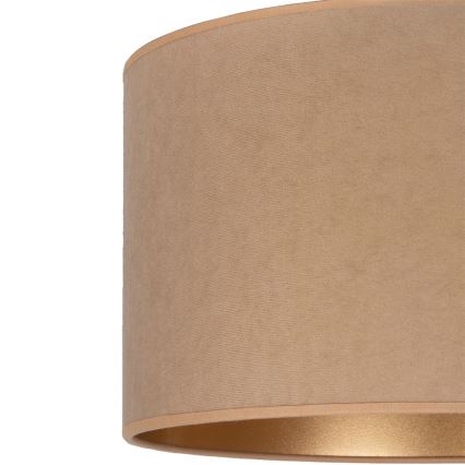 Brilagi - Pakarināmais gaismeklis VELVET uz vada 1xE27/60W/230V Ø 40 cm bēšs/zeltains