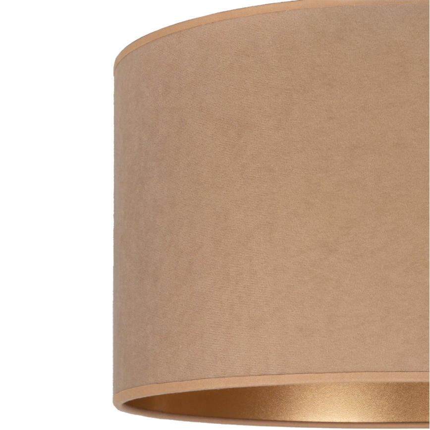Brilagi - Pakarināmais gaismeklis VELVET uz vada 1xE27/60W/230V Ø 40 cm bēšs/zeltains