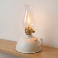 Brilagi - petrolejas lampa MERLIN balta