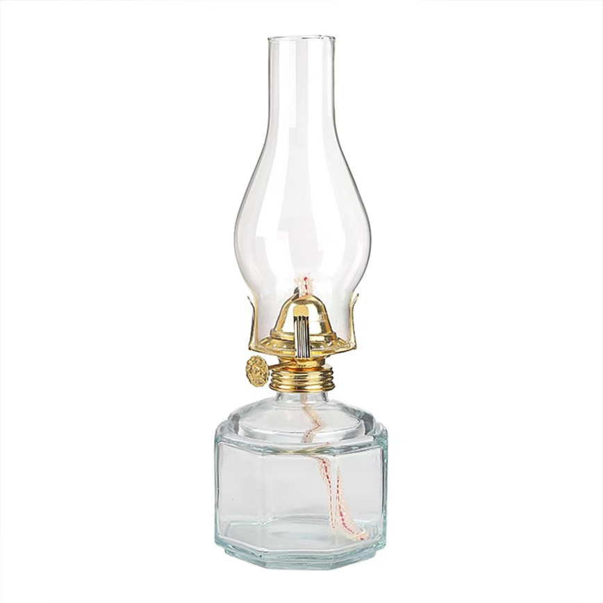 Brilagi - Petrolejas lampa MERLIN caurspīdīga