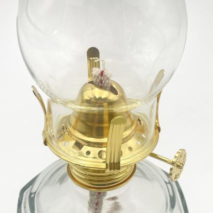 Brilagi - Petrolejas lampa MERLIN caurspīdīga