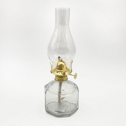 Brilagi - Petrolejas lampa MERLIN caurspīdīga