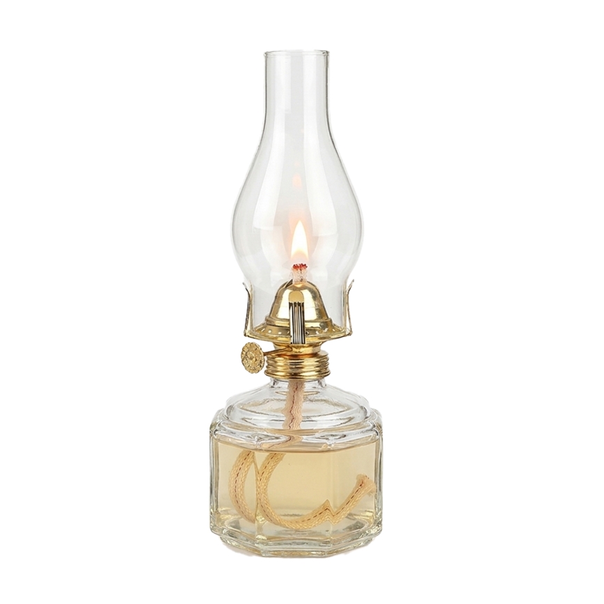 Brilagi - Petrolejas lampa MERLIN caurspīdīga