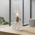 Brilagi - Petrolejas lampa MERLIN caurspīdīga/zelta/patinēta