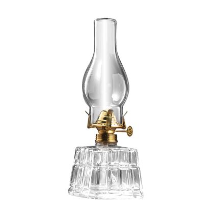 Brilagi - petrolejas lampa MERLIN caurspīdīga/zeltaina