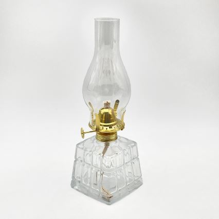 Brilagi - petrolejas lampa MERLIN caurspīdīga/zeltaina