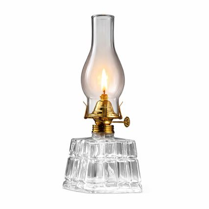 Brilagi - petrolejas lampa MERLIN caurspīdīga/zeltaina