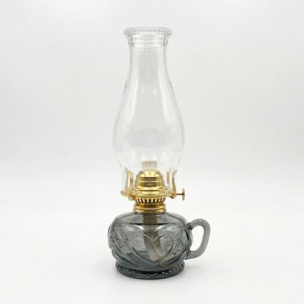 Brilagi - Petrolejas lampa MERLIN dūmaina/pelēka