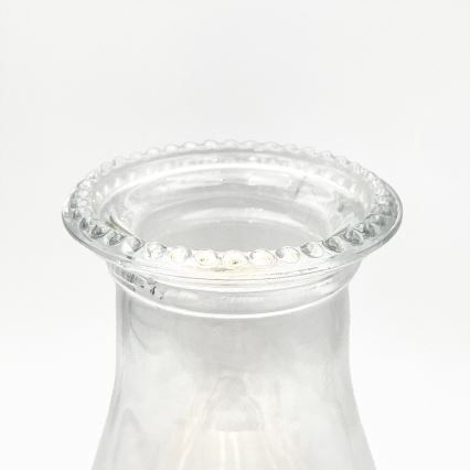 Brilagi - Petrolejas lampa MERLIN dūmota/pelēka