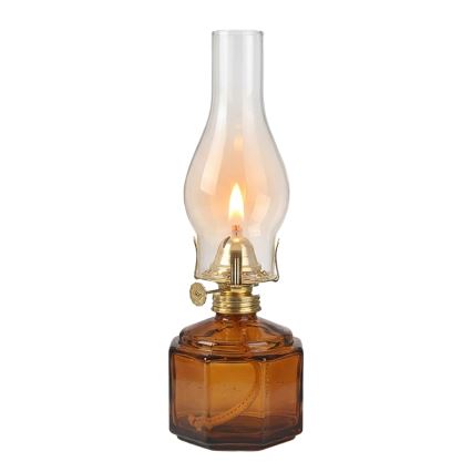 Brilagi - Petrolejas lampa MERLIN oranžā