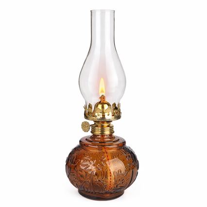 Brilagi - Petrolejas lampa MERLIN oranža