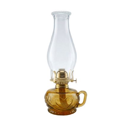 Brilagi - petrolejas lampa MERLIN oranžā