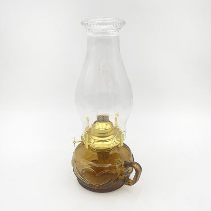 Brilagi - petrolejas lampa MERLIN oranžā