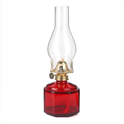 Brilagi - Petrolejas lampa MERLIN sarkana