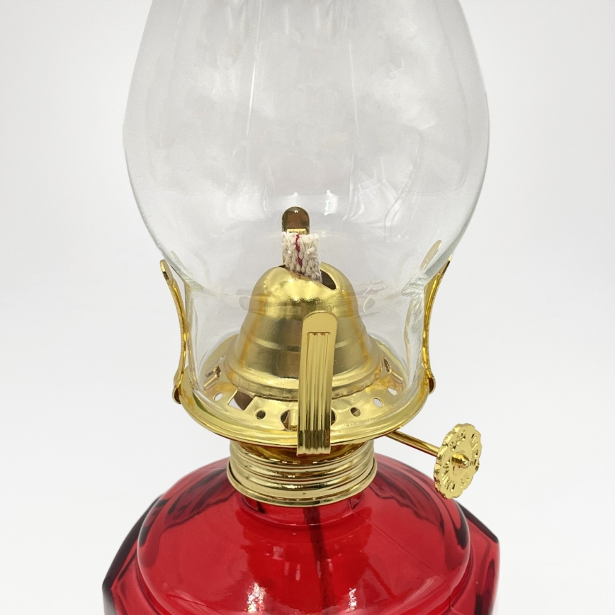 Brilagi - Petrolejas lampa MERLIN sarkana