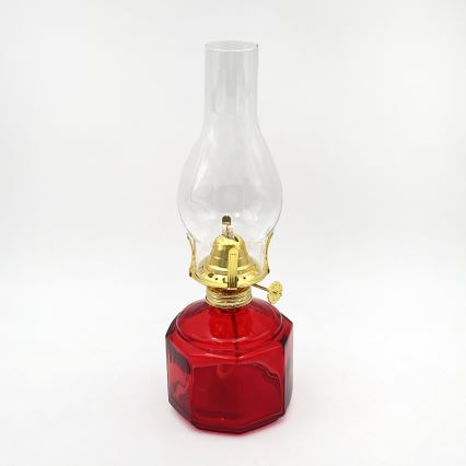 Brilagi - Petrolejas lampa MERLIN sarkana