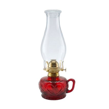 Brilagi - Petrolejas lampa MERLIN sarkana