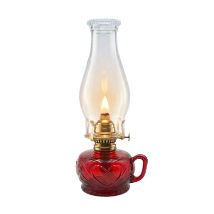 Brilagi - Petrolejas lampa MERLIN sarkana