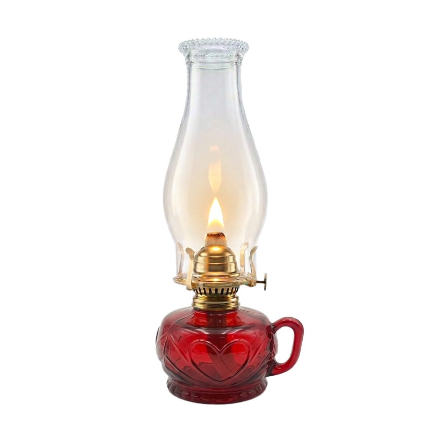 Brilagi - Petrolejas lampa MERLIN sarkana