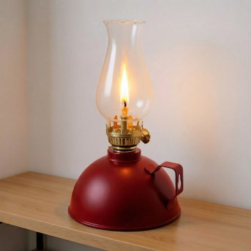 Brilagi - petrolejas lampa MERLIN sarkana