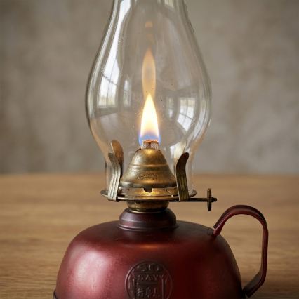 Brilagi - Petrolejas lampa MERLIN sarkana