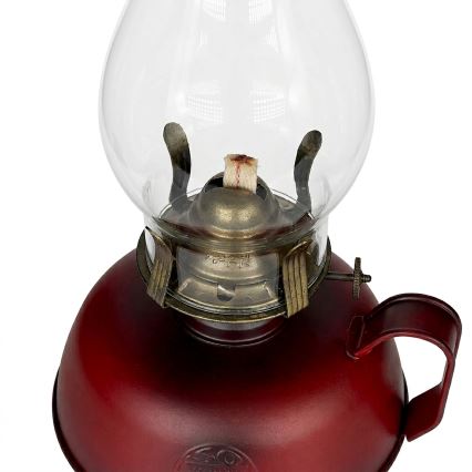 Brilagi - Petrolejas lampa MERLIN sarkana
