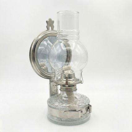 Brilagi - Petrolejas lampa MERLIN spīdīgs hroms