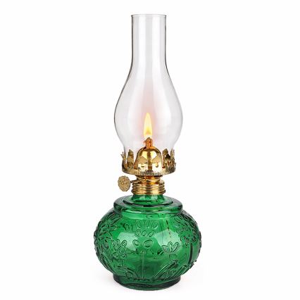 Brilagi - petrolejas lampa MERLIN zaļa