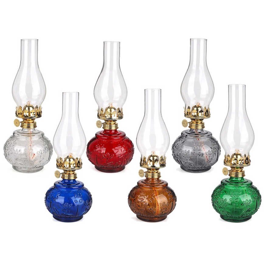 Brilagi - petrolejas lampa MERLIN zaļa