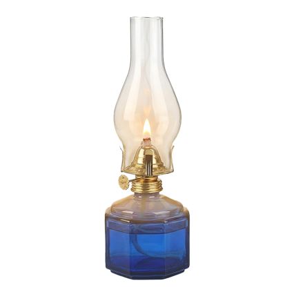 Brilagi - petrolejas lampa MERLIN zila