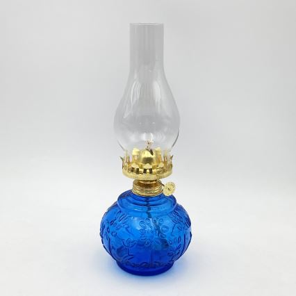 Brilagi - Petrolejas lampa MERLIN zila