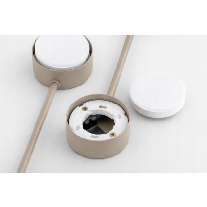 Brilagi - Pie griestiem stiprināma lampa 4xGX53/12W/230V melna