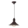Brilagi - Piekaramā lampa ar kabeli FORGE 1xE27/60W/230V Ø 22 cm melna