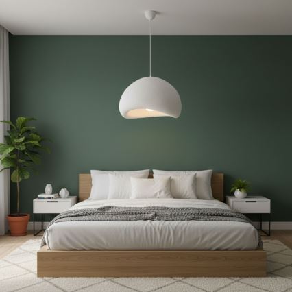 Brilagi - Piekaramā lampa ar kabeli WABI SABI 1xE27/40W/230V Ø 50 cm balta