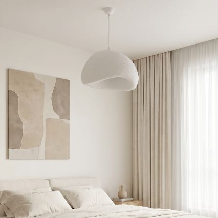 Brilagi - Piekaramā lampa ar kabeli WABI SABI 1xE27/40W/230V Ø 50 cm balta
