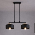 Brilagi - Piekaramā lampa ar vadu 2xE27/60W/230V melna/zelta