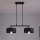 Brilagi - Piekaramā lampa ar vadu 2xE27/60W/230V melna/zelta