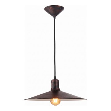 Brilagi - Piekaramā lampa ar vadu FORGE 1xE27/60W/230V Ø 36 cm vara/patina