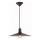 Brilagi - Piekaramā lampa ar vadu FORGE 1xE27/60W/230V Ø 36 cm vara/patina