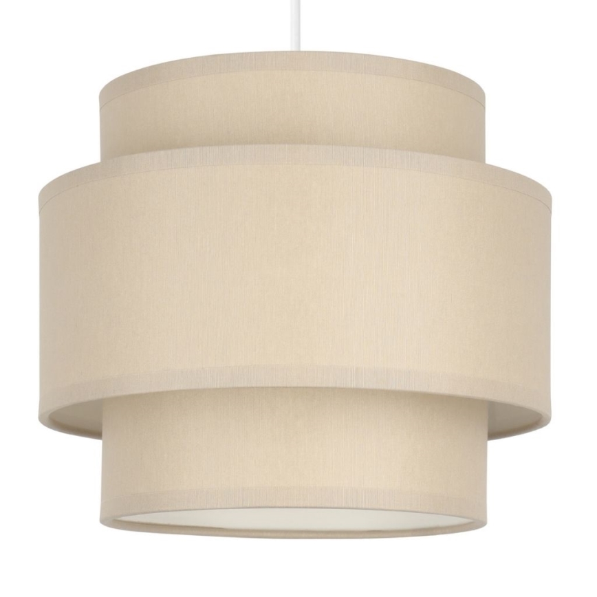 Brilagi - piekaramā lampa ar vadu RESNA 1xE27/60W/230V Ø 20 cm bēša
