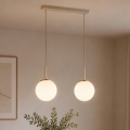 BRILAGI - piekaramā lampa MILO 2xE27/60W/230V bēša/zelta